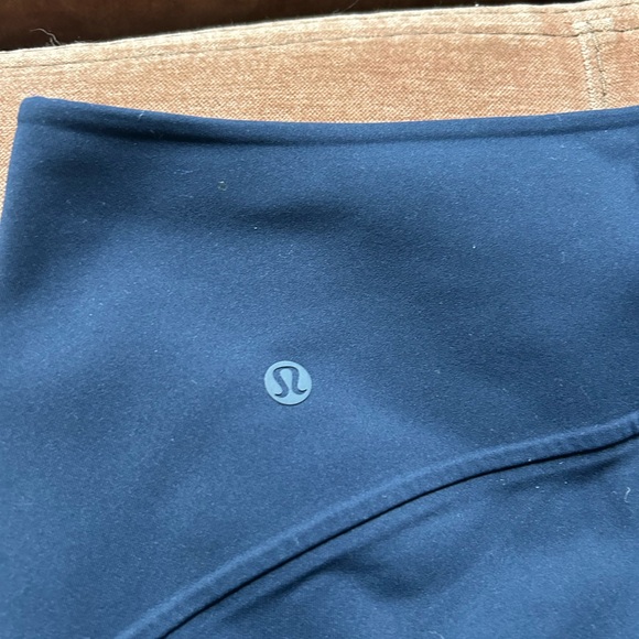 Lululemon smooth fit pull on high rise Classic Navy Straight-Leg Pants trousers - Picture 8 of 11